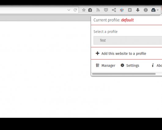 Switchy — простой и удобный менеджер профилей в Firefox